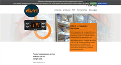 Desktop Screenshot of eliwell.es
