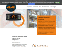 Tablet Screenshot of eliwell.es
